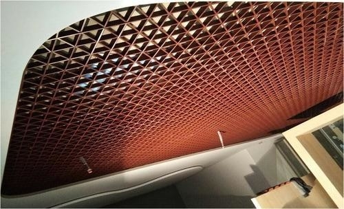 le mattonelle del soffitto del metallo del ristorante di 0.3mm-0.9mm rendono incombustibile la cellula aperta falsa celata