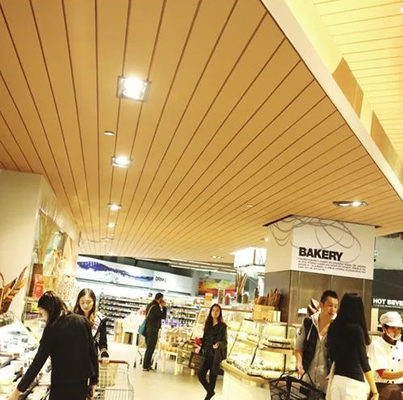 Il soffitto alto della plancia della striscia 15mm di G piastrella 0.5mm-0.9mm per il centro commerciale