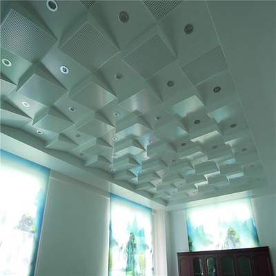 progettazione di alluminio del soffitto della sala del metallo di 3mm di progettazione spessa del soffitto