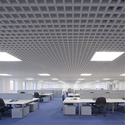 sistema aperto di alluminio del soffitto delle cellule del metallo 100X100 della soluzione leggera del soffitto