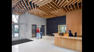 Soffitto deflettore in alluminio resistente per spazi moderni