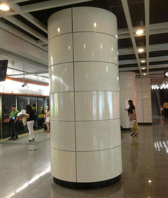 pannello di rivestimento di lunghezza di pannello di massimo 5000mm del soffitto del metallo del centro commerciale o facciata solido di alluminio