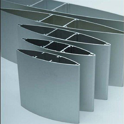 metallo di alluminio delle lame del Louvre del profilo della venatura del legno della feritoia di Sun 45x200 di alluminio