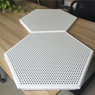 Soffitto di alluminio del metallo della sospensione esagonale