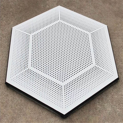 462x462x462x462x462x462 ha perforato le mattonelle esagonali del soffitto del soffitto di alluminio del metallo