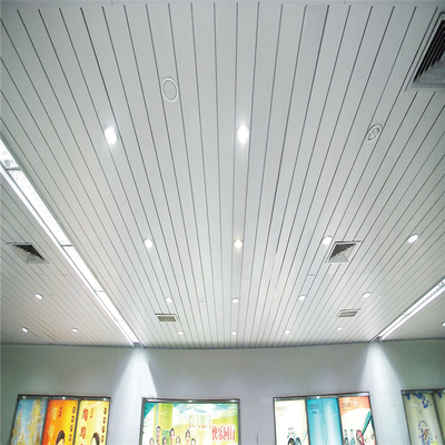 pannelli per soffitti perforati di alluminio della striscia di G del soffitto di alluminio del metallo di 100mm