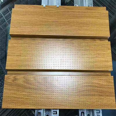 Pannelli per soffitto in alluminio perforato a strisce G in metallo di alluminio