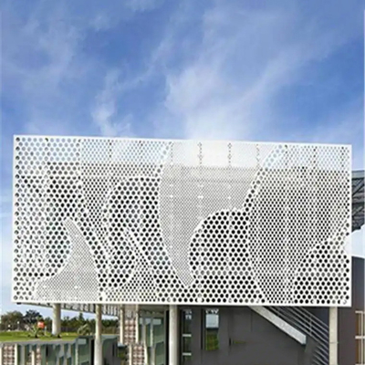 La parete decorativa esteriore perforata del metallo riveste la lega di pannelli di alluminio 2-5mm