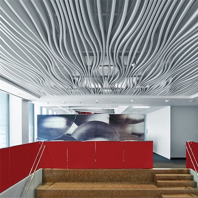 La progettazione Wave del soffitto del metallo confonde i deflettori acustici del soffitto