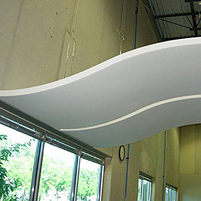 Rivestimento di alluminio curvo di altezza PVDF del soffitto 19mm del metallo