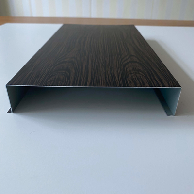 soffitto di alluminio della striscia di spessore H di 30mm con pre il grano di legno della stampa