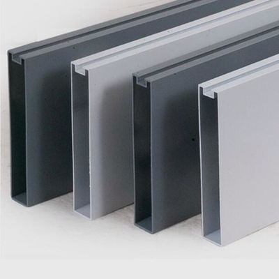 Soffitto di alluminio del metallo del deflettore della scatola di spessore 0.8mm per la decorazione interna