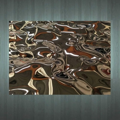 Soffitto in lamiera ondulata a specchio in acciaio inossidabile spessore 20 mm impermeabile