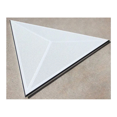 clip di alluminio del soffitto del metallo di 1200x1200x1200mm nel soffitto del triangolo del metallo 3D