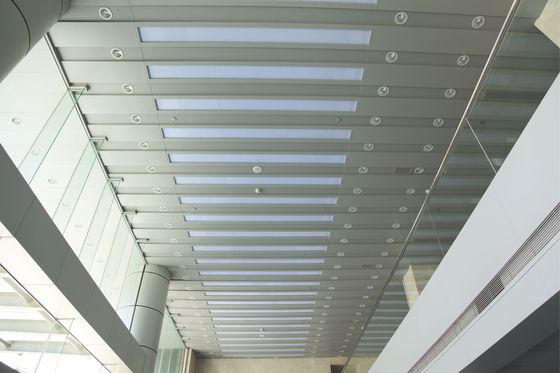 striscia di alluminio 400mm del soffitto H del metallo degli aeroporti facili smontare