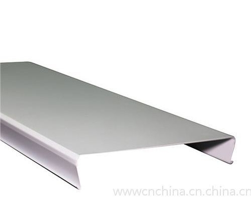 peso leggero personalizzabile di colore del soffitto di alluminio del metallo della striscia di 185x3000mm U
