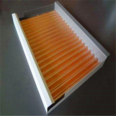 ISO9001 colore personalizzabile ondulato di alluminio del pannello 1500X5000mm