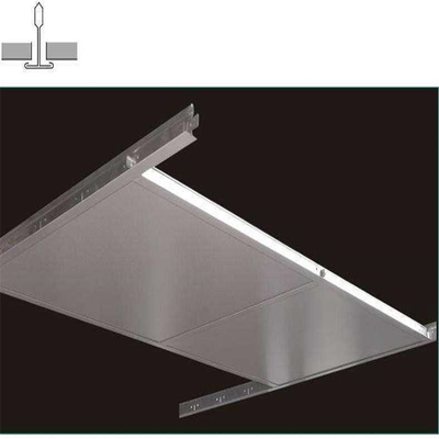 il soffitto di alluminio del metallo di 600mm x di 600mm mette sullo spigolo del sistema del soffitto