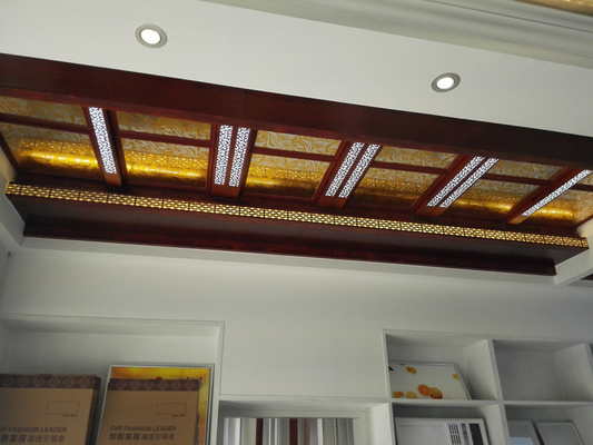 Soffitto 500x30x3000mm della striscia della lega di alluminio H per il centro commerciale