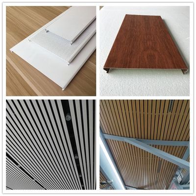 Pannelli a H in alluminio personalizzati per soffitti metallici disponibili in più dimensioni per soluzioni interne su misura