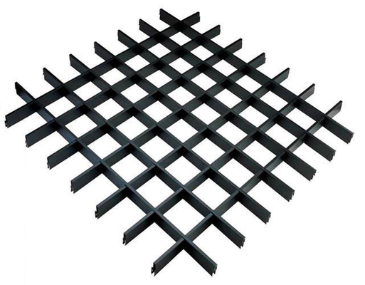 Soffitto 250x250mm di griglia del metallo della lega di alluminio per il centro di convenzione