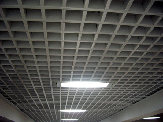 Soffitto di alluminio impermeabile di griglia di assorbimento acustico per la stazione della metropolitana