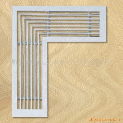 peso leggero impermeabile a prova di fuoco del diffusore di alluminio dell'aria di 300x300mm