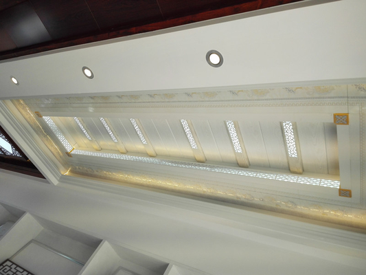soffitto di alluminio della H-striscia di 300x3000mm per la decorazione della parete di Convention Center