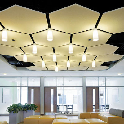 Alluminio esagonale Clip-nel soffitto per la decorazione della parete di Convention Center