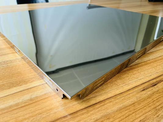 Hot Sale Decorative 600x600 Stainless Steel Ceiling Panel Concealed Mirror Ceiling Tile