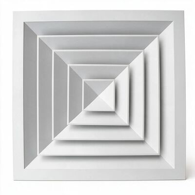 Il diffusore 1100 dell'aria del soffitto dell'alluminio del quadrato rende incombustibile cuoce di superficie finito