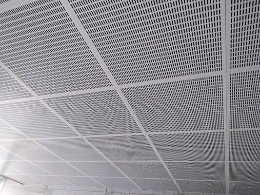 Pannelli di alluminio del soffitto falso perforato