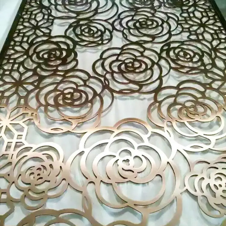 Pannello di taglio laser a modello personalizzato