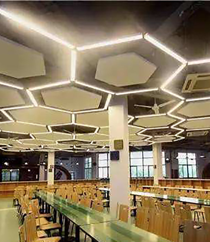 forma di alluminio impermeabile del soffitto 404x404x404x404x404x404mm del metallo bella del piatto di rinforzo di esagono