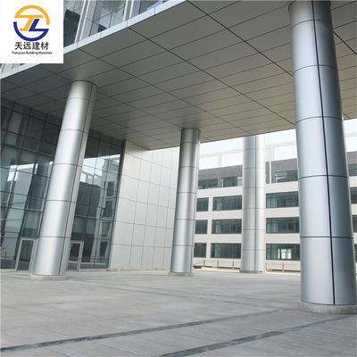 Fogli di armadio in alluminio curvo ACP 4 mm rivestimento interno per pareti metalliche